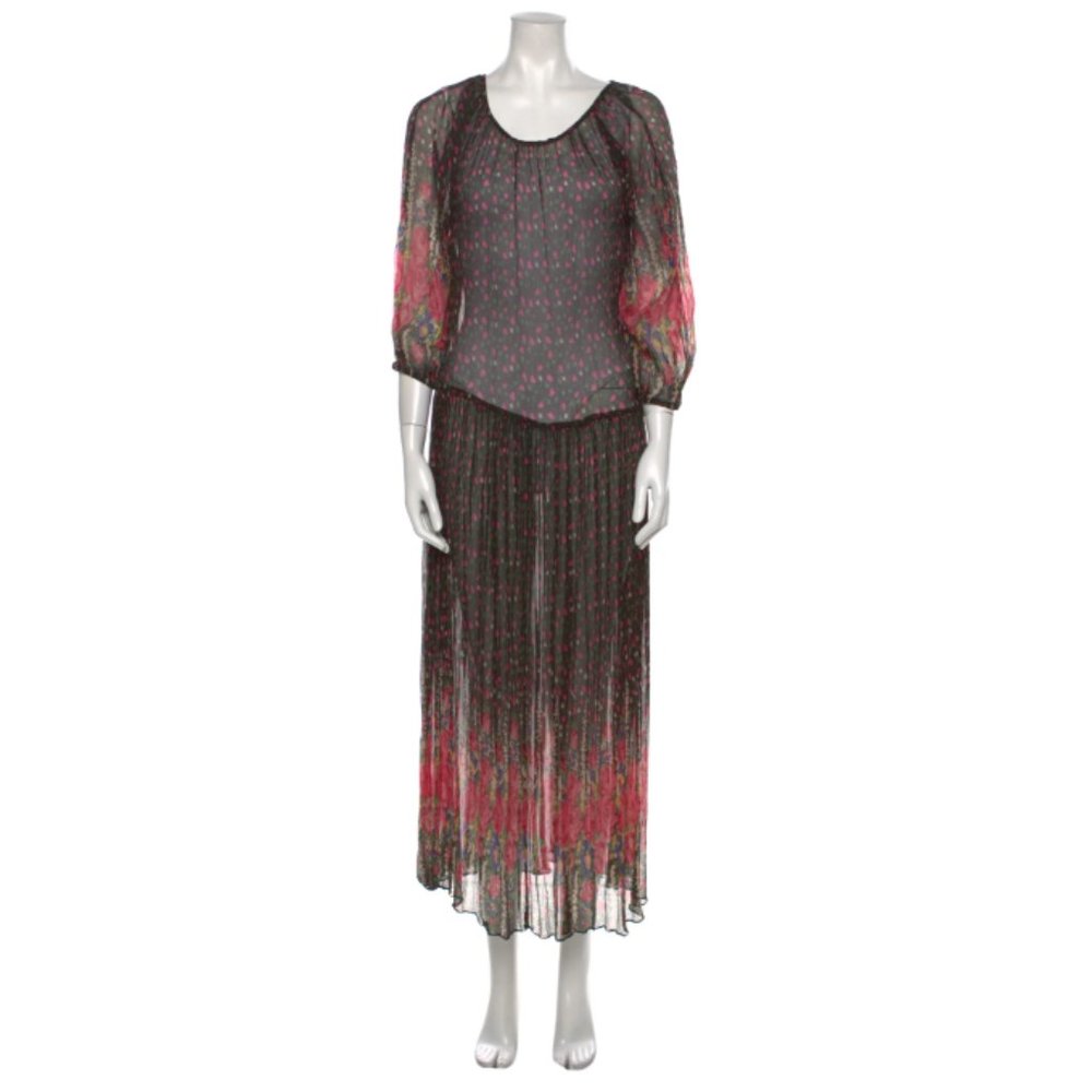 MES DEMOISELLES Printed Long Dress